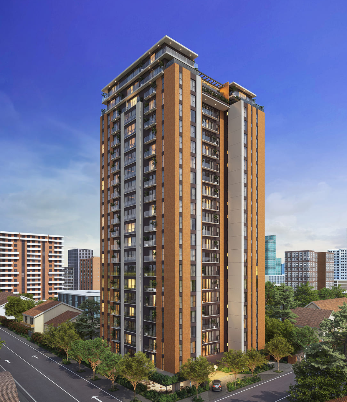 Torre de apartamentos Parque Polanco en Zona 10